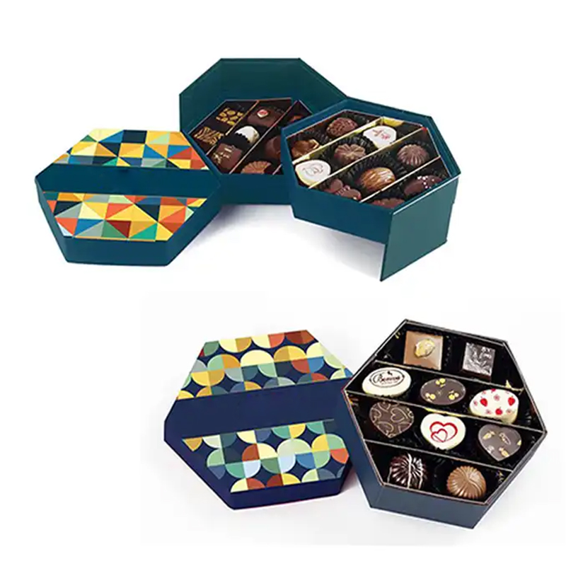 Hexagonal Chocolate Gift Box Hexagonal Chocolate Gift Box