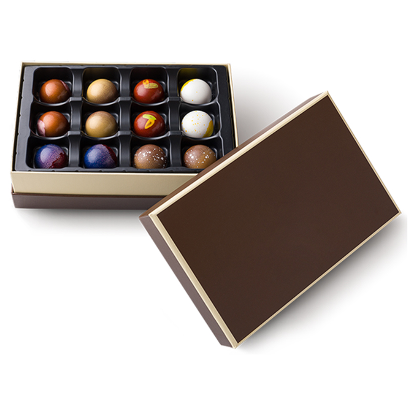 brown chocolate bonbons packaging box brown chocolate bonbons packaging box