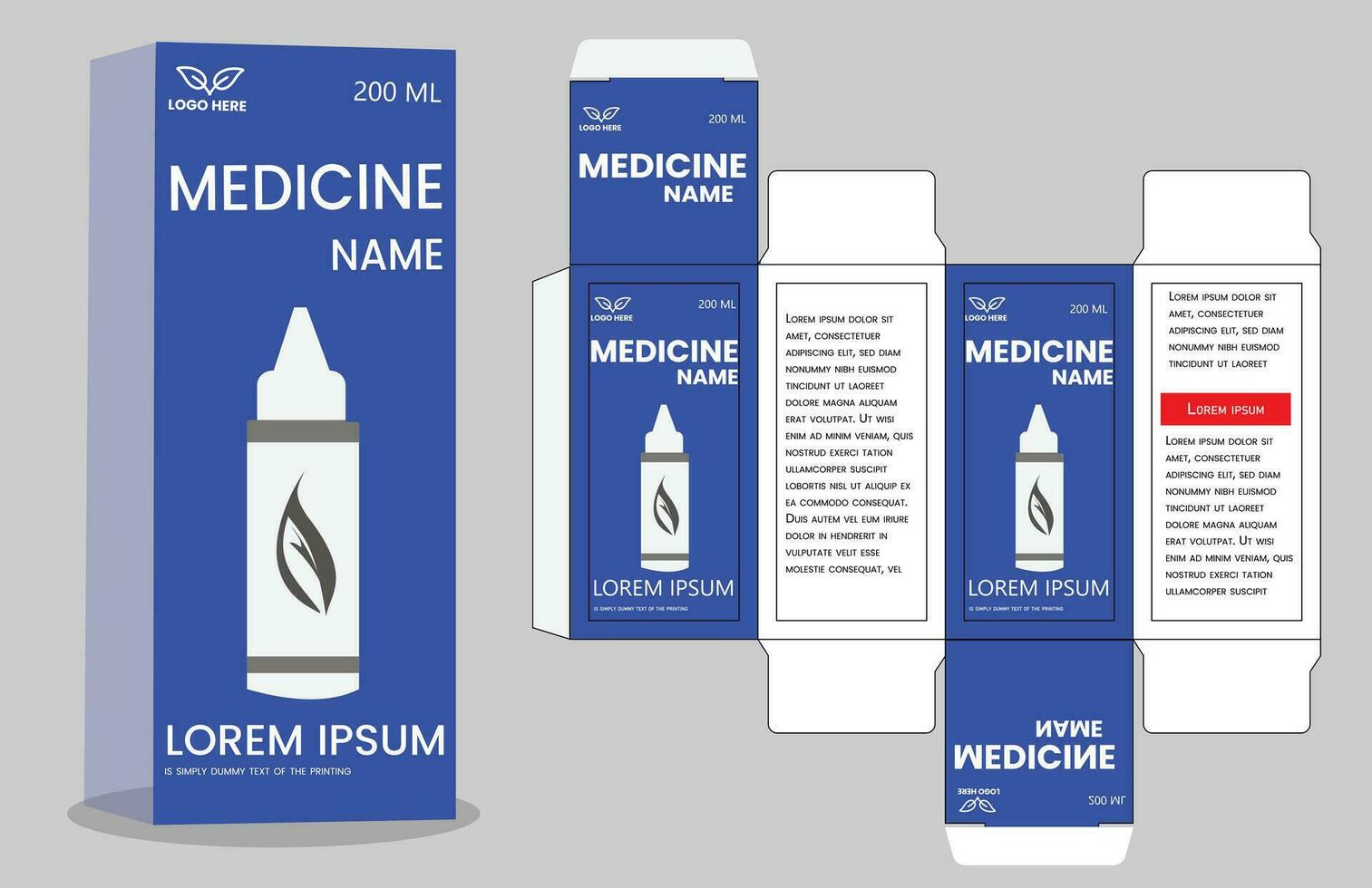 medicine-paper-packaging-box-design-box-packaging-die-cut-template-design-packaging-template-for-medicine-free-vector