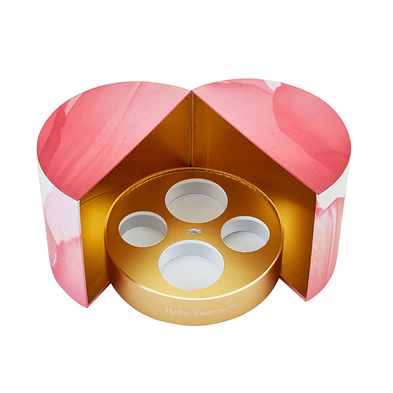 double open round cylinder shape gift box for perfume skincare cosmetic packaging double open round cylinder shape gift box for perfume skincare cosmetic packaging