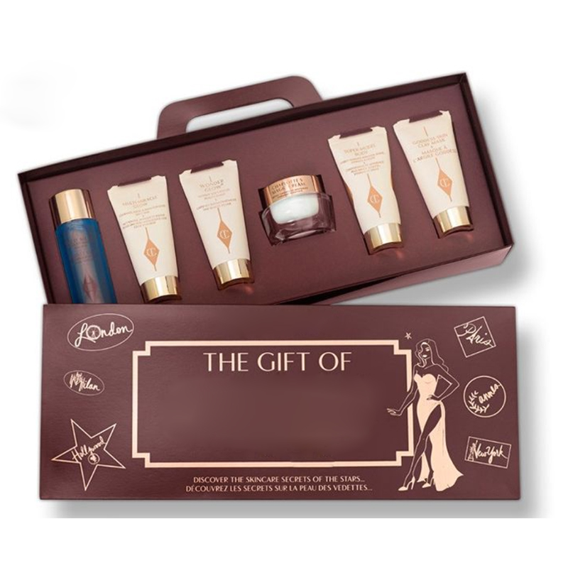 cosmetic bottle packaging box with handle cosmetic bottle packaging box with handle