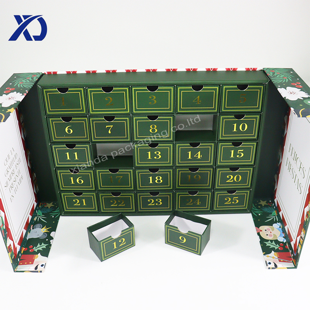 Christmas Advent Calendar Gift Box