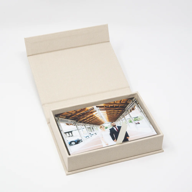 Linen Photo Box