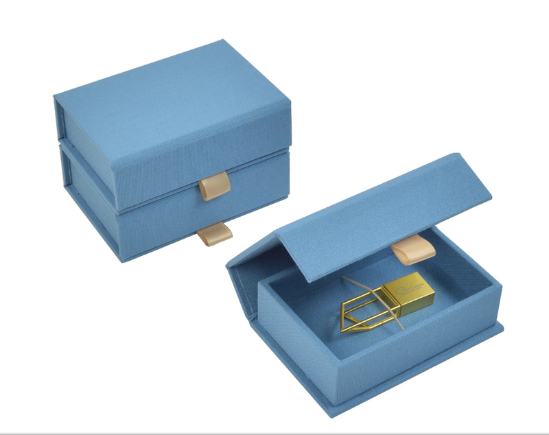 Custom Linen USB Boxes