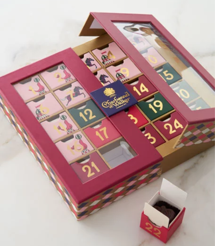advent calendar chocolate box packaging