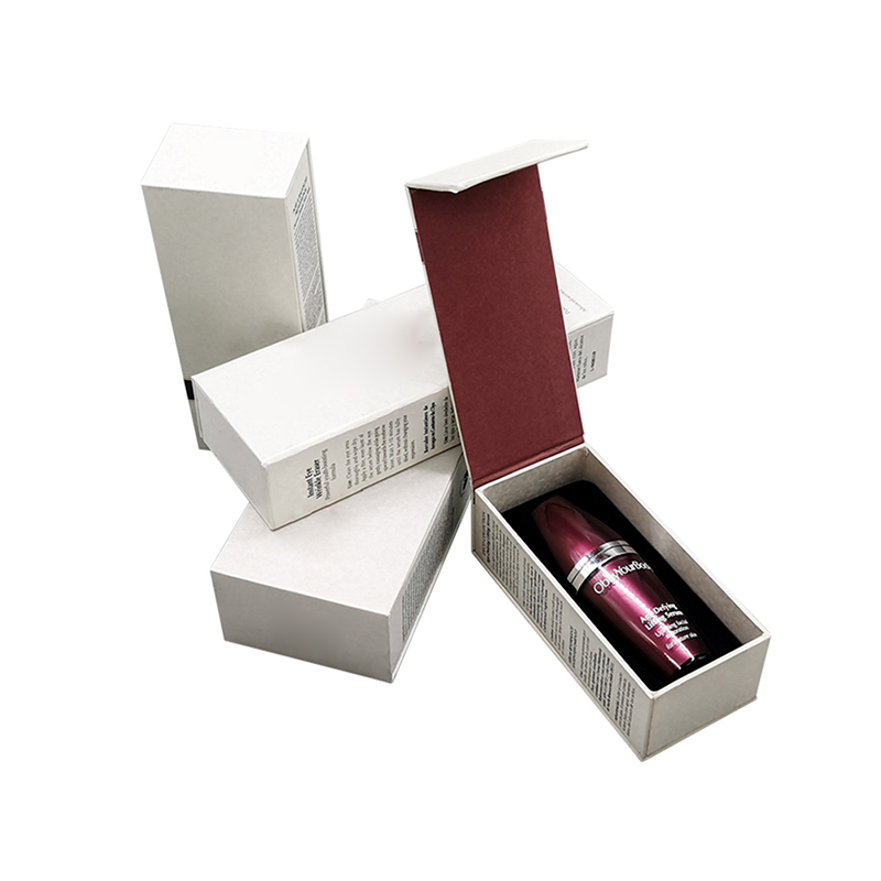 flip top rigid box for skincare products packaging