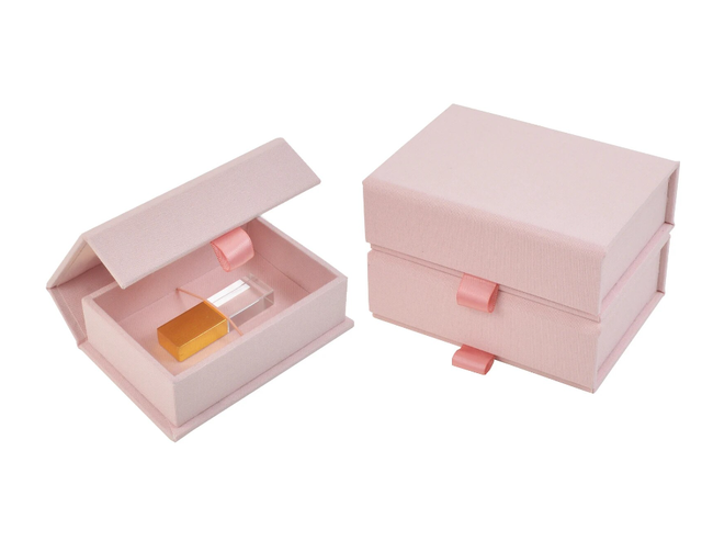 Custom Linen USB Boxes