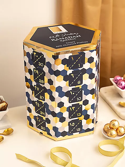 Hexagonal Chocolate Calendar Box