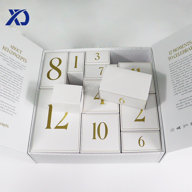 advent calendar candy boxes