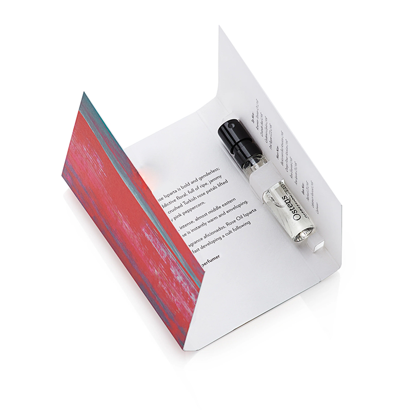 perfume sample cards