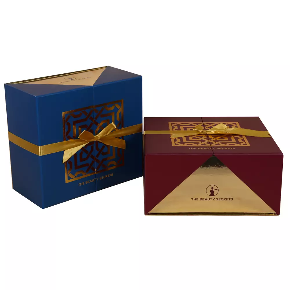 Double Doors Cosmetic Boxes with Bowknot