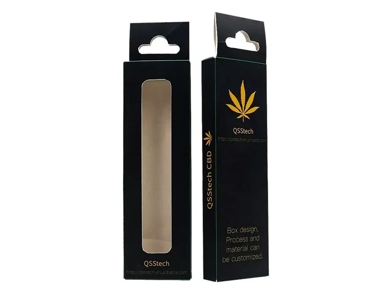 Folding paper CBD syringe box