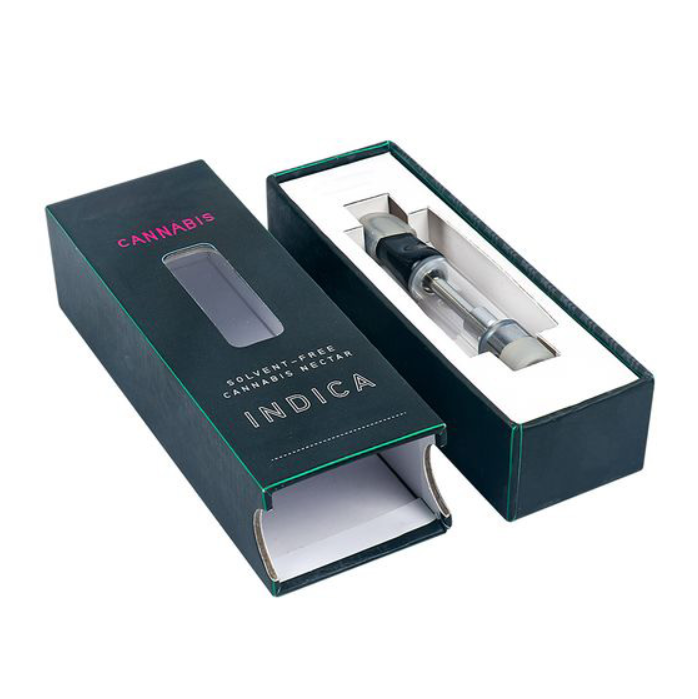 CBD vape cartridge slider box