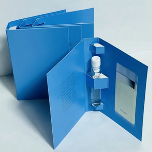 Perfume Bottle Sample Paper Card