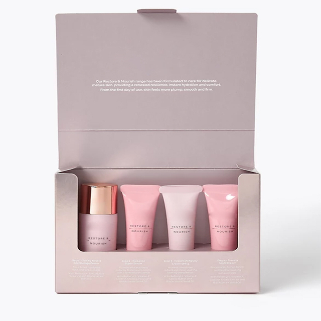 Foldable Empty Cosmetic Box