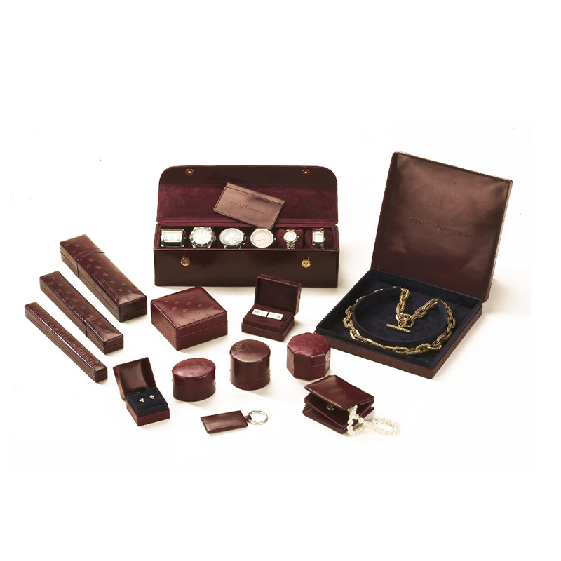 Leather Jewelry Box Set