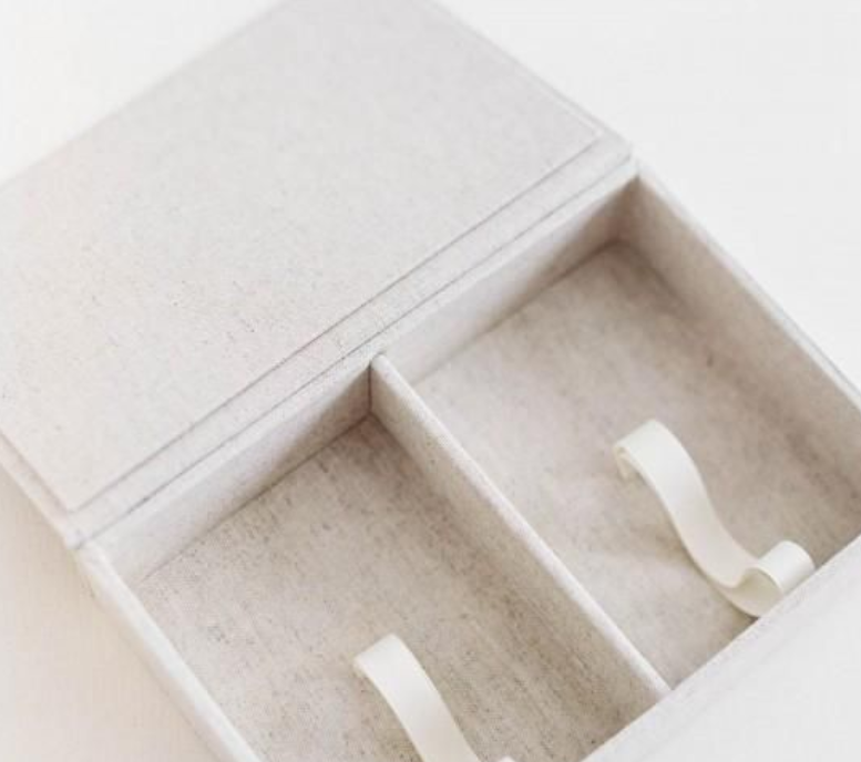 linen photo box