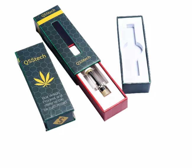 Vape cartridge packaging box