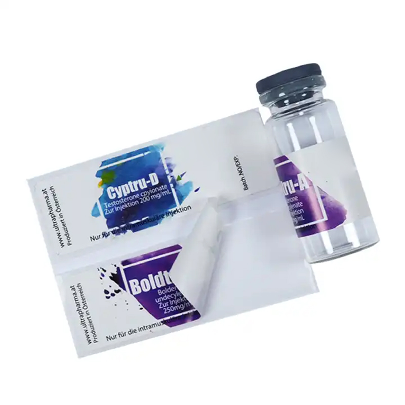 self adhesive thermal paper vial label sticker