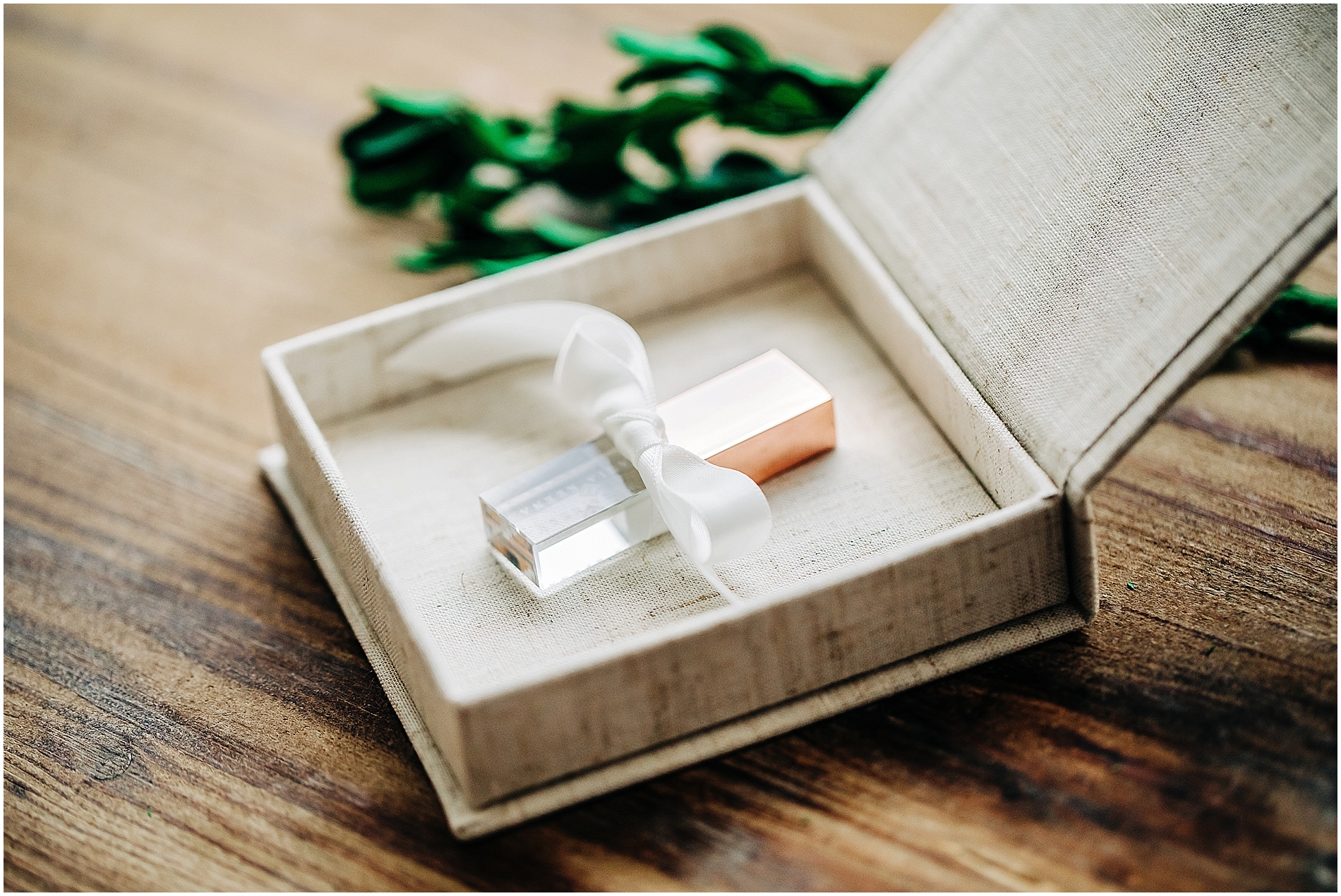 Linen Usb Box