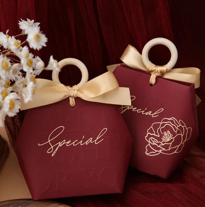 wedding candy box packaging box with souvenir return gift candy bag