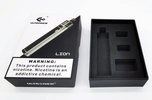 Black Vape Pen Packaging Box