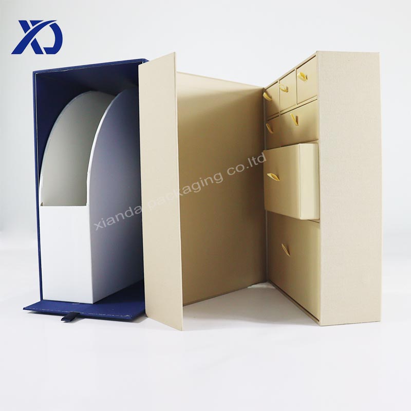 wedding memory keepsake box with compartments and drawer