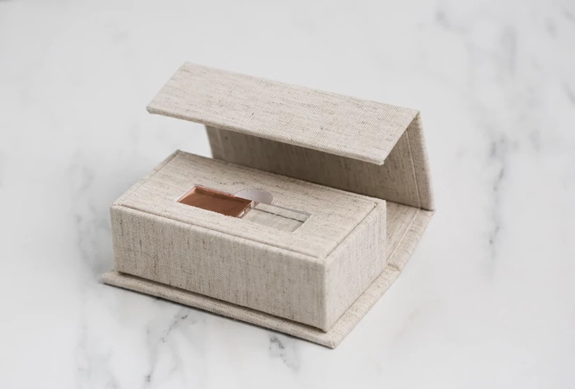 linen usb box