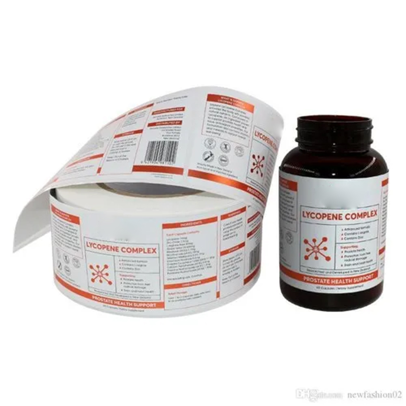 Strong Adhesive Vial Paper Label Sticker