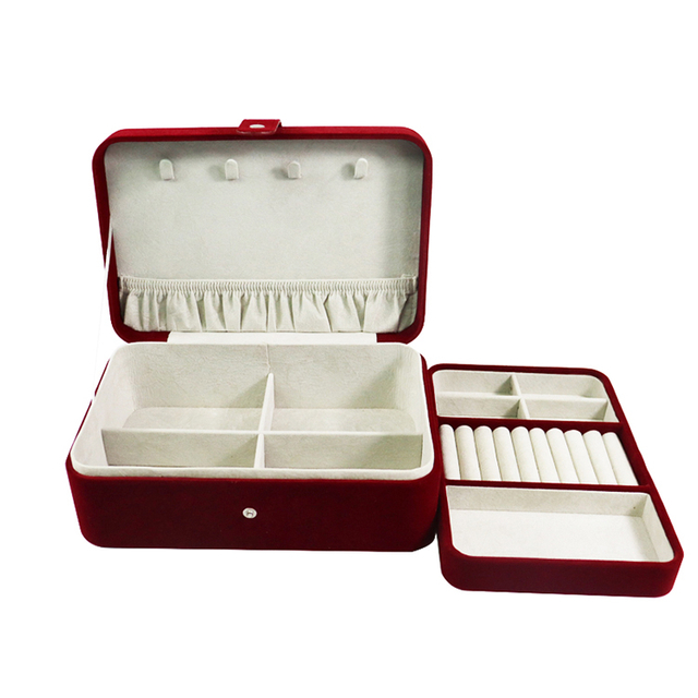 Necklace Ring Jewelry Travel Box