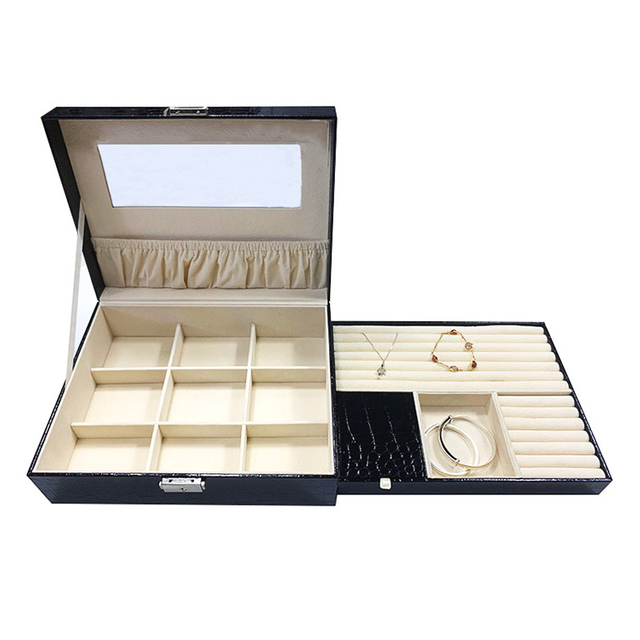 Leather Jewelry Storage Box