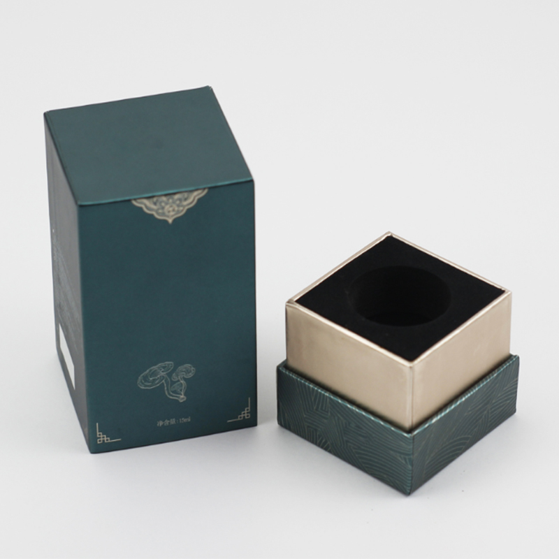 cardboard skincare bottle packaging box