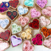 Acrylic Heart Shaped Flower Gift Box