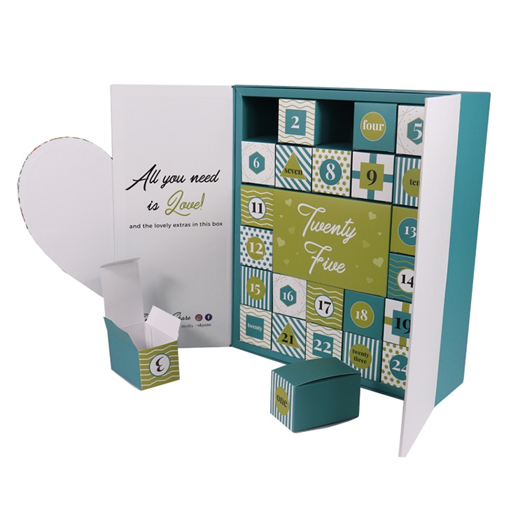 paper advent calendar packaging gift box-1