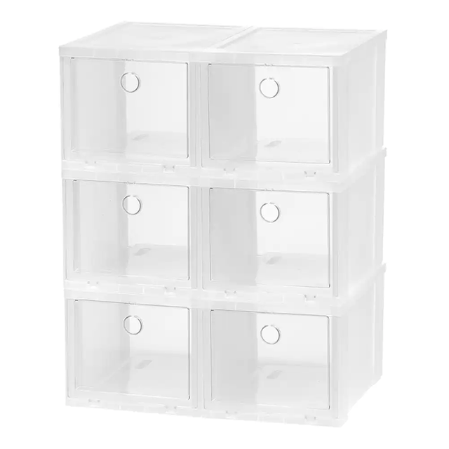 Shoe Rack Acrylic Box with Drawer