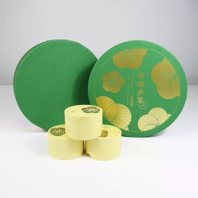 Round tea gift boxes