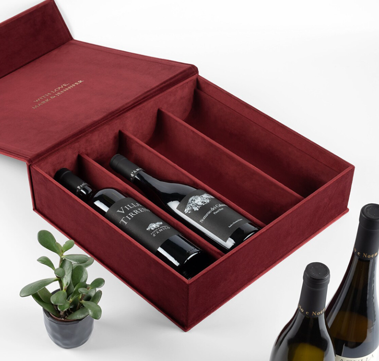 Six design ideas for wine gift box packaging