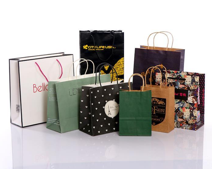 What are the most common applications for gift paper bags?