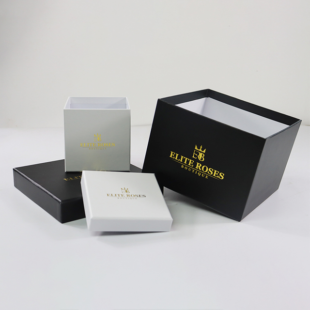 Black Square Flower Boxes