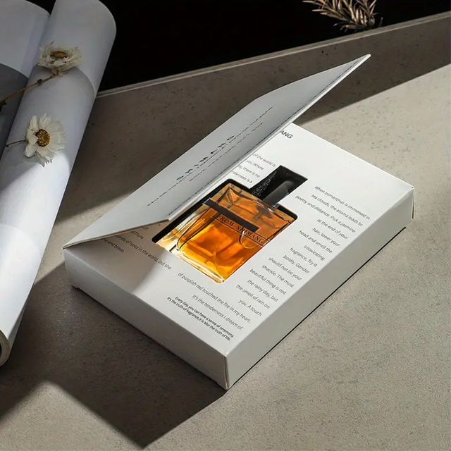 Single Perfume Book Shape Box
