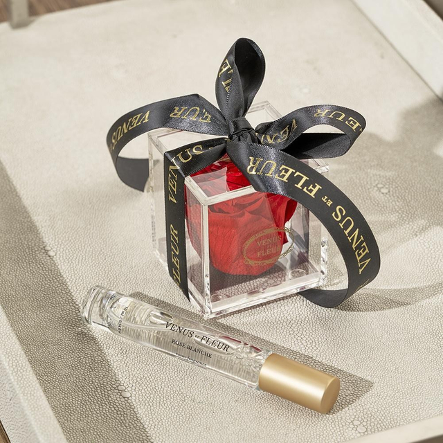 Single Rose Acrylic Flower Box