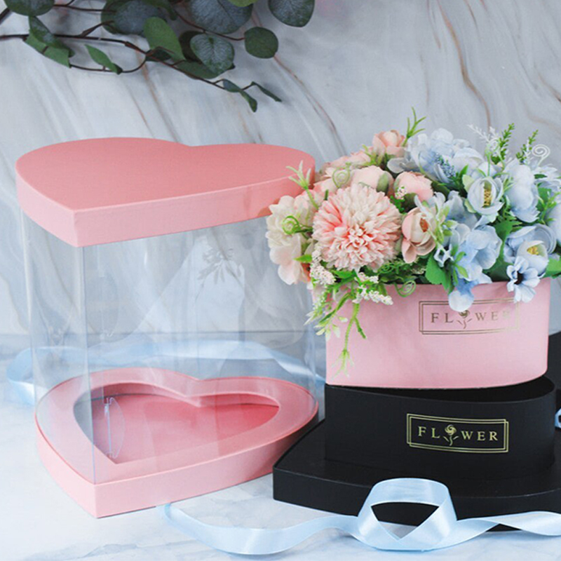 clear flower gift box 