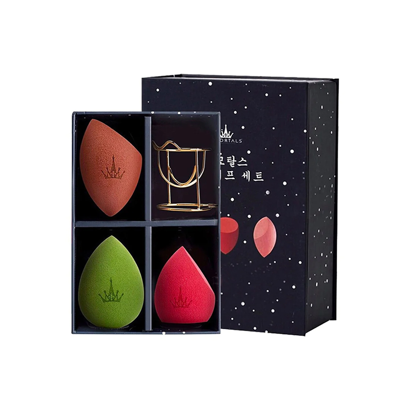 beauty sponge box with divider