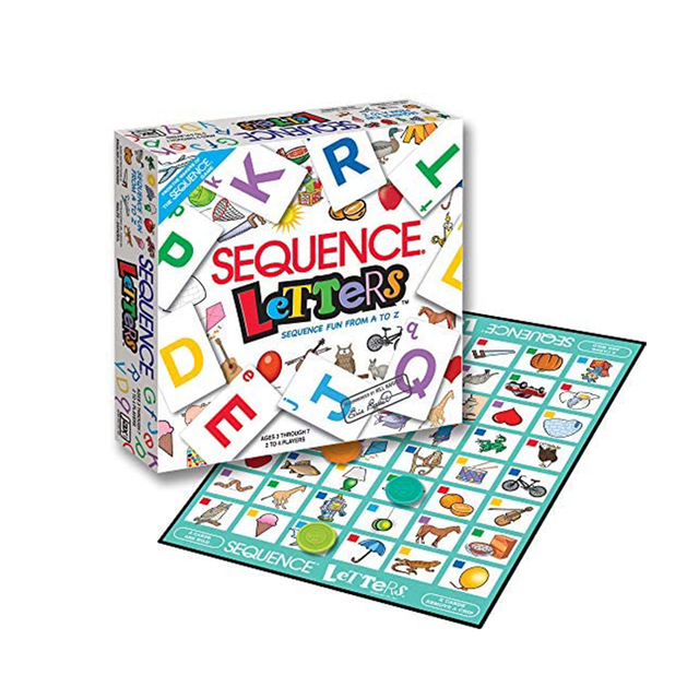 Sequence Letter Games Card 