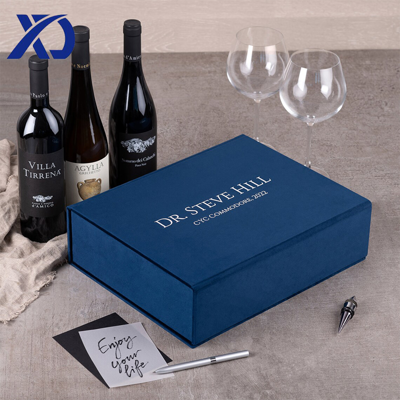 Personalized Wine Box For 3 Bottles