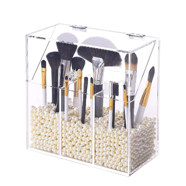 Makeup Brush Organizer Box
