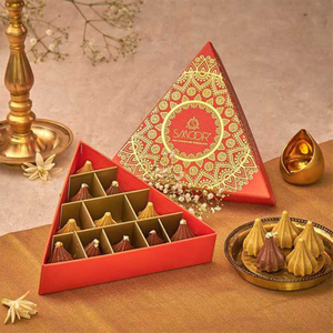 triangle chocolate gift box