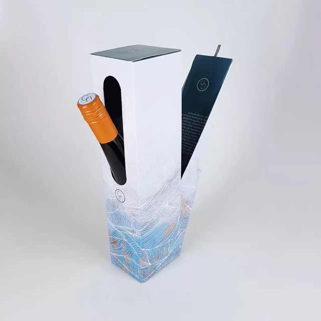 rectangle cardboard wine gift box