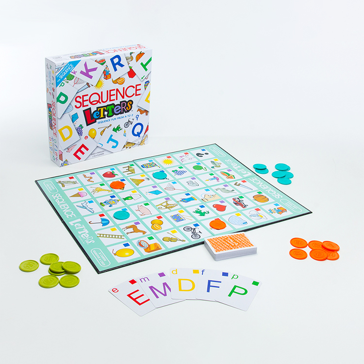 Sequence Letter Games Card 