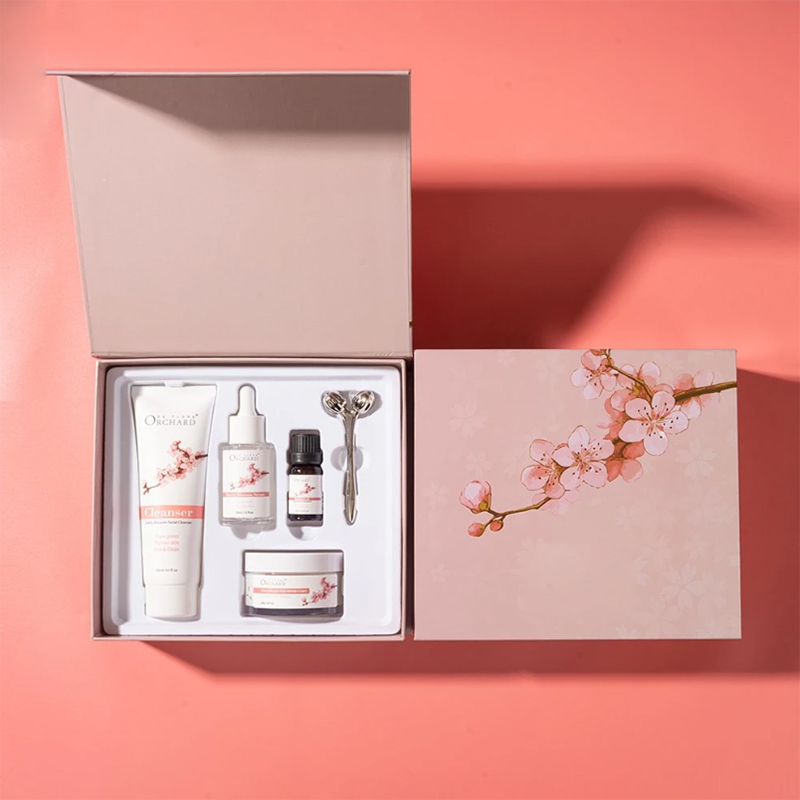 beauty skincare set packaging box with EVA